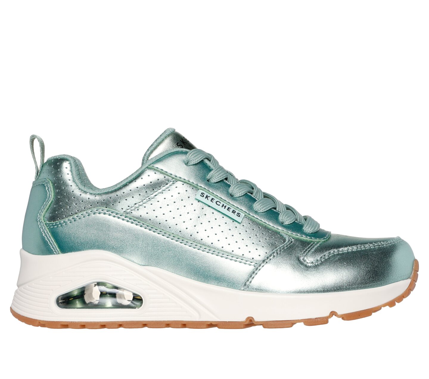 SKECHERS UNO – METALLIXS GRÜN