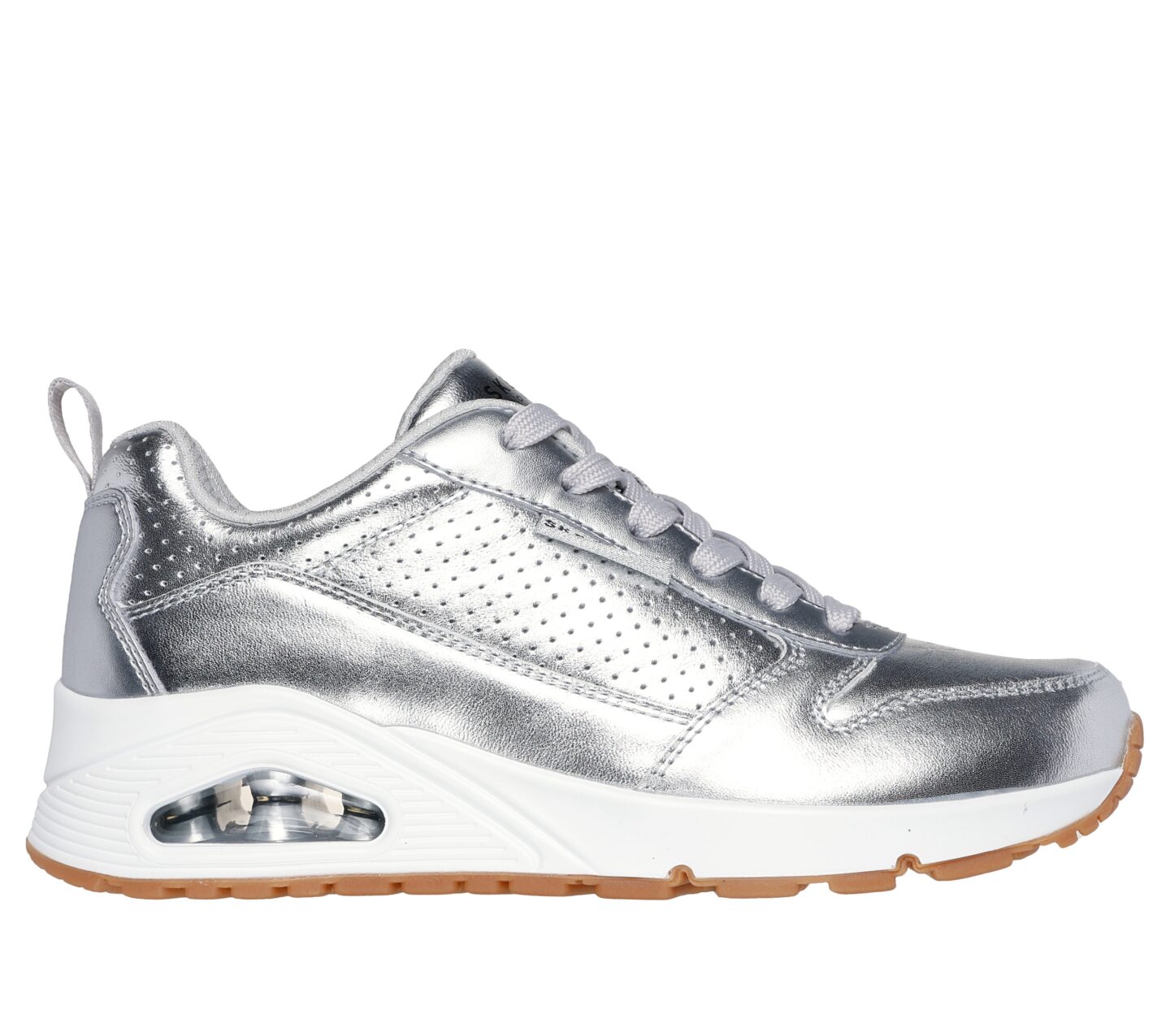 SKECHERS UNO – METALLIXS SILBER